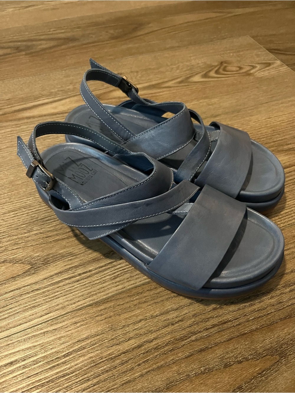 Miz Mooz Thomas Sandals Blue size 38